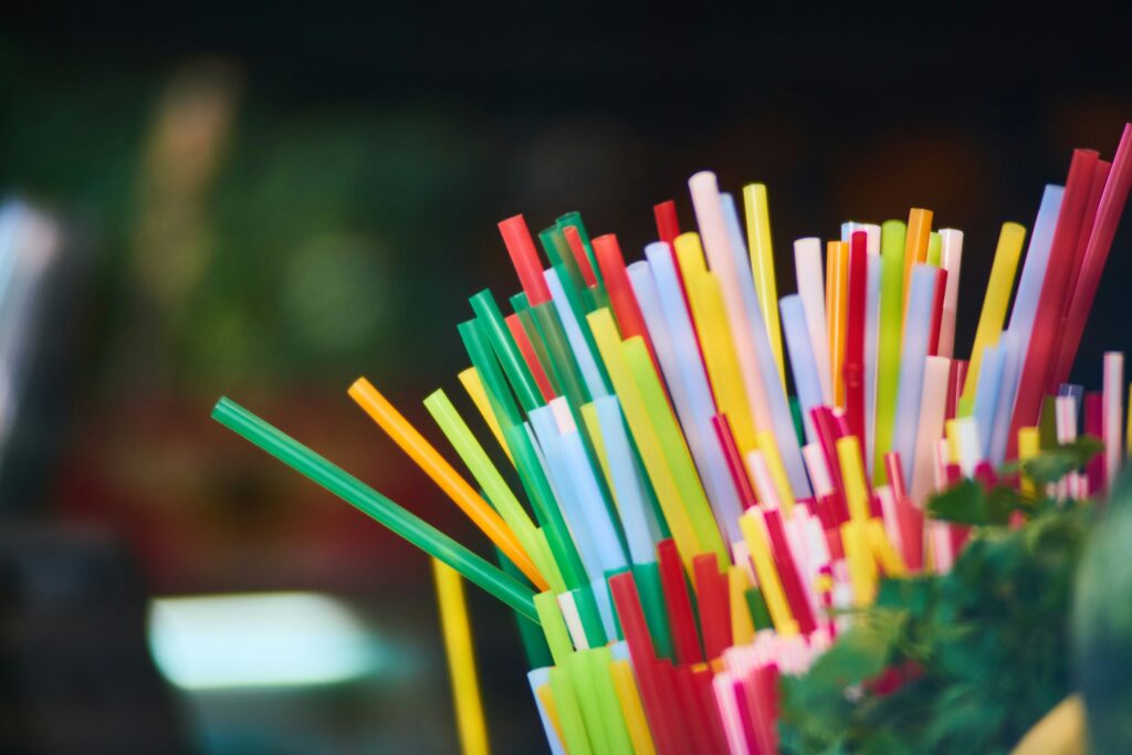 plastic straws